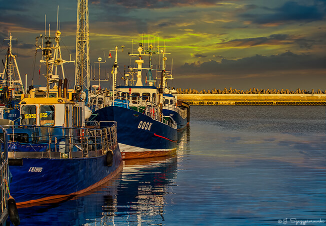 Port nocą we Władysławowie, fot.20