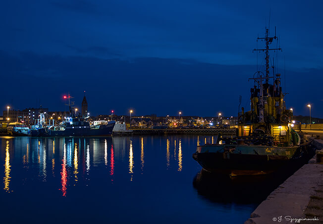 Port nocą we Władysławowie, fot.25