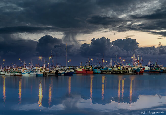 Port nocą we Władysławowie, fot.35